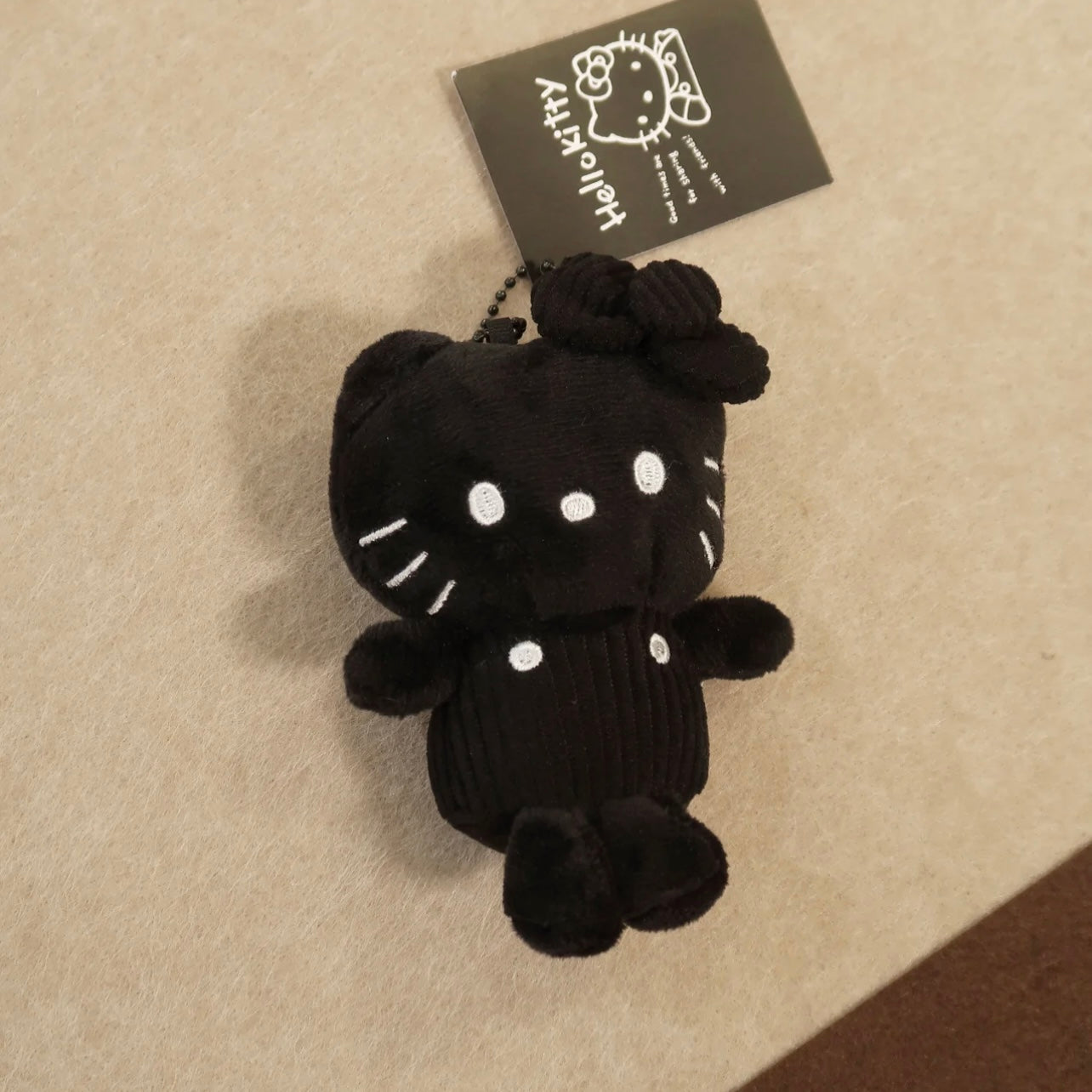 50th Anniversary Limited Edition Black KT Bag Charm Plush