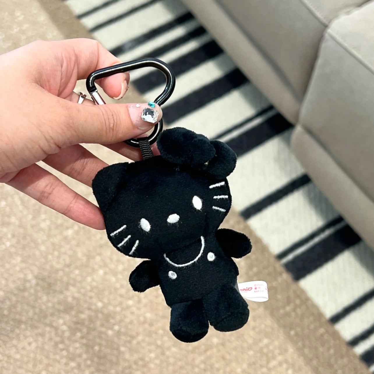 50th Anniversary Limited Edition Black KT Bag Charm Plush