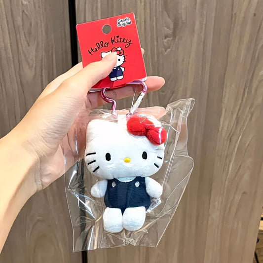 Blackpink-Heart Buckle Hello Kitty Keychain Plush Doll Accessory