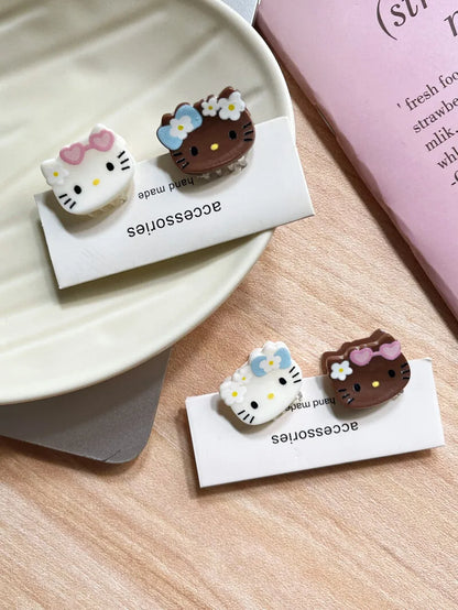 HelloKitty Mini Cute Hair Claw – Kawaii Hair Accessory(8pcs)