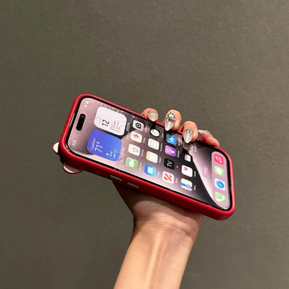 HelloKitty Classic Bow Retro Red Phone Case for iPhone 15/16 Pro/Pro Max