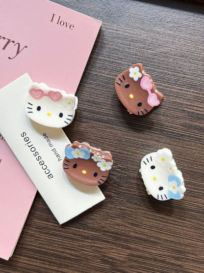 HelloKitty Mini Cute Hair Claw – Kawaii Hair Accessory(8pcs)